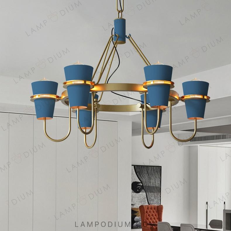 Circular chandeliers and lamps REINAR B