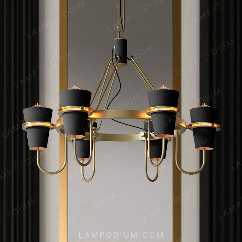 Circular chandeliers and lamps REINAR B