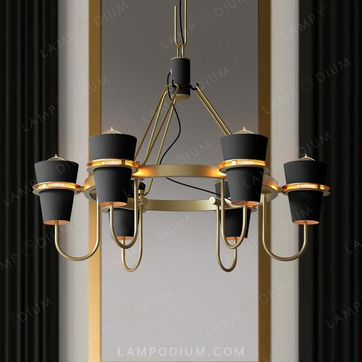 Circular chandeliers and lamps REINAR B