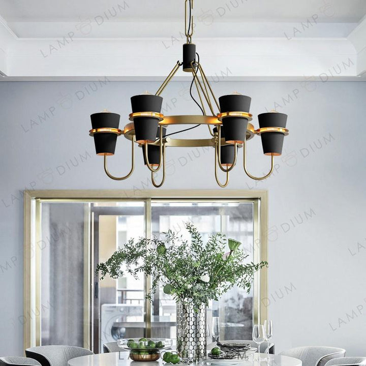 Circular chandeliers and lamps REINAR B