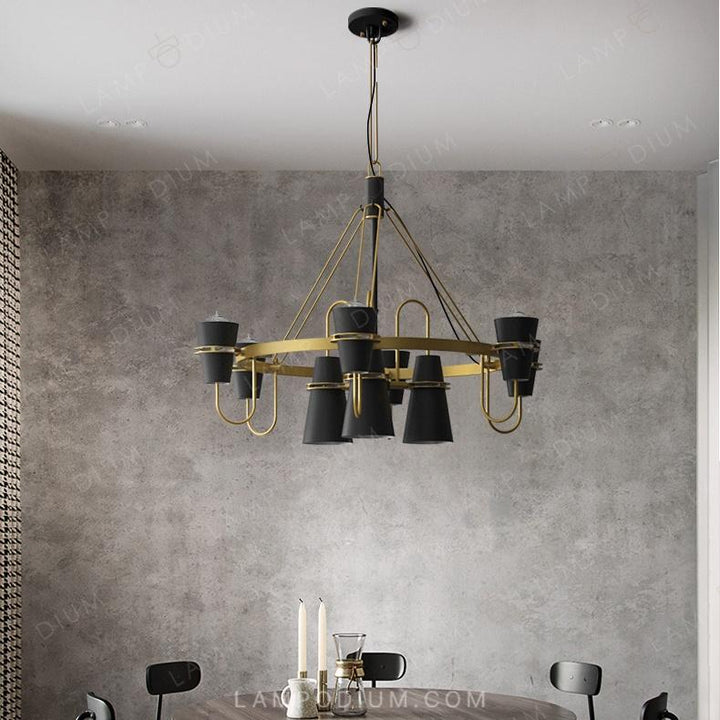 Circular chandeliers and lamps REINAR B