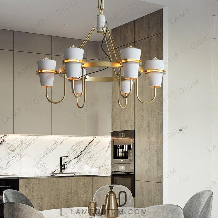 Circular chandeliers and lamps REINAR B