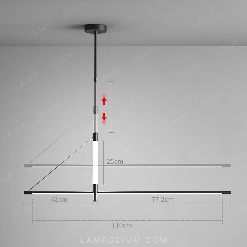 Linear, row luminaire REN