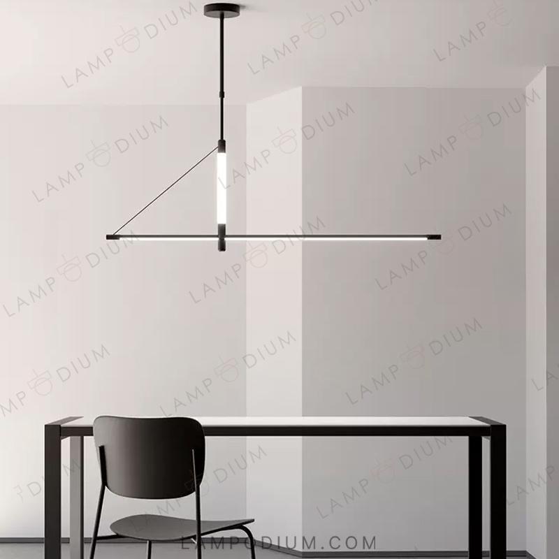 Linear, row luminaire REN