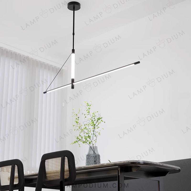 Linear, row luminaire REN