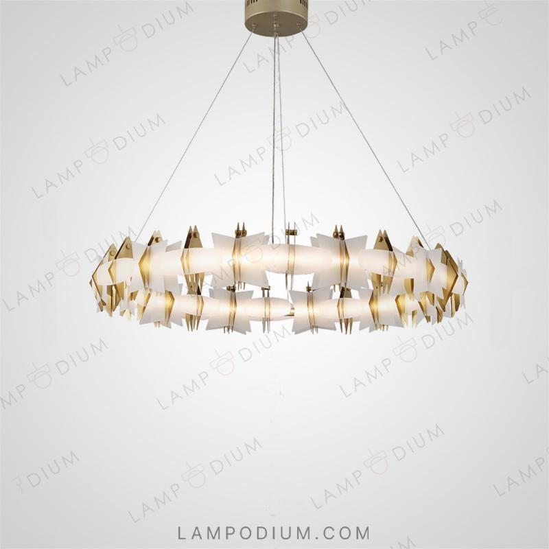 Ring chandeliers and lamps RENWER