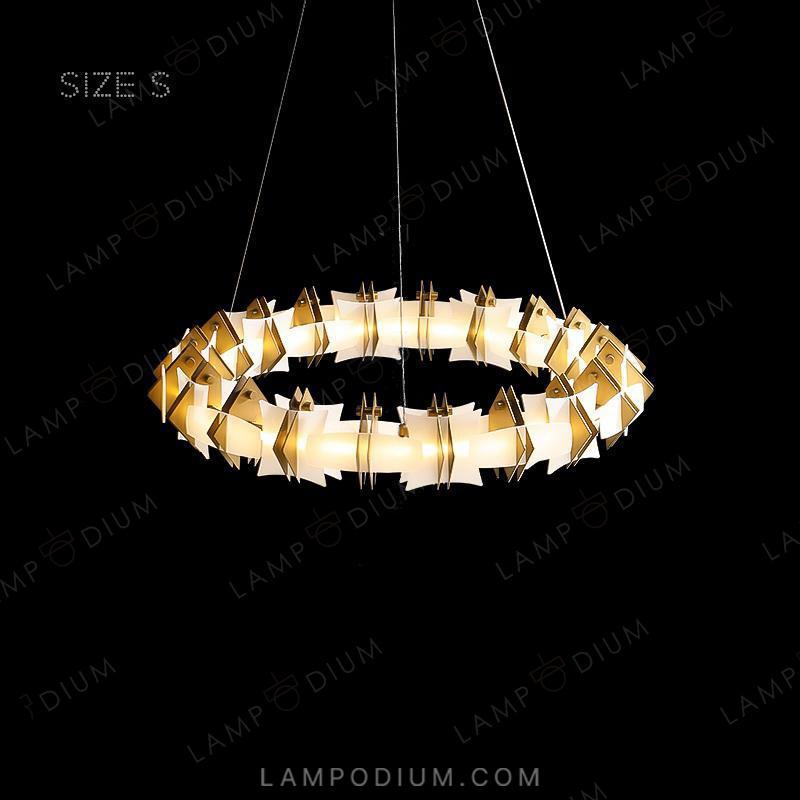 Ring chandeliers and lamps RENWER