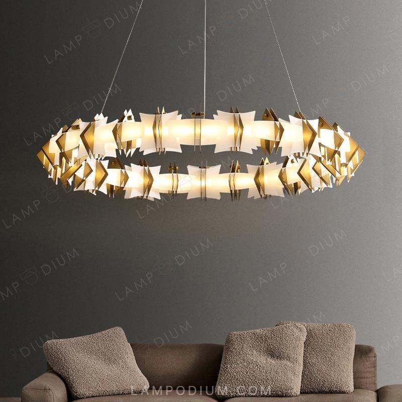 Ring chandeliers and lamps RENWER