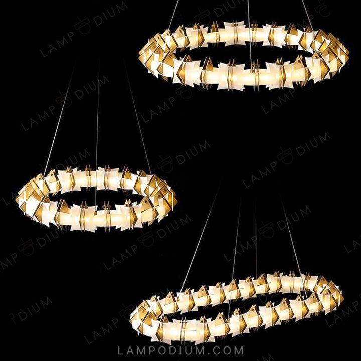 Ring chandeliers and lamps RENWER