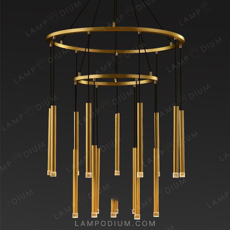 Ring chandeliers and light fixtures RHEA R