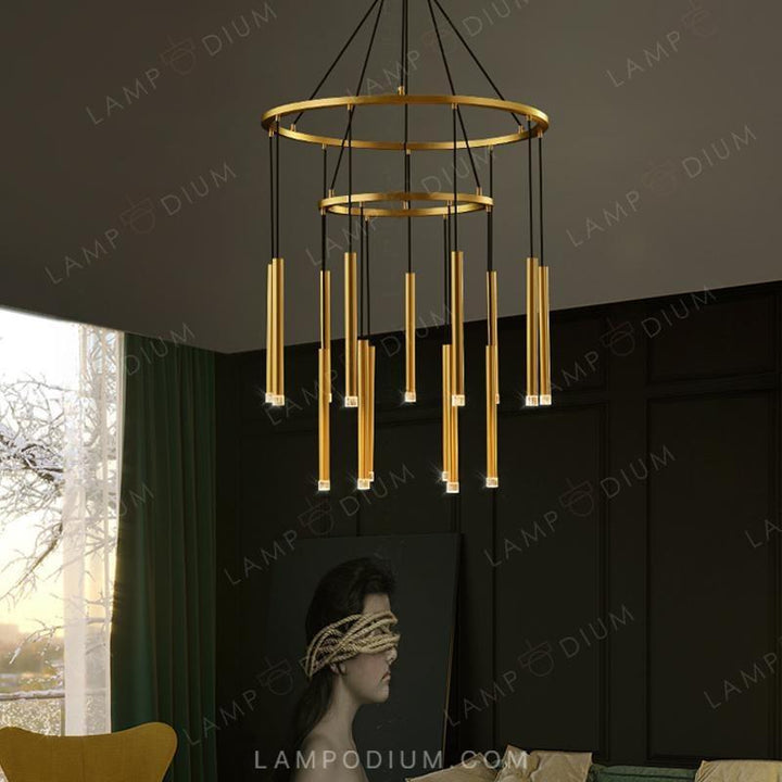 Ring chandeliers and light fixtures RHEA R