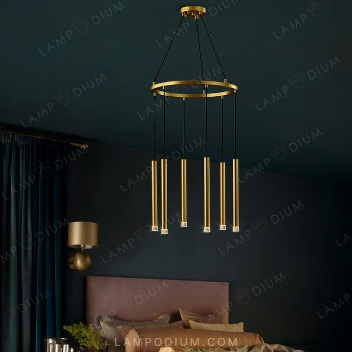 Ring chandeliers and light fixtures RHEA R