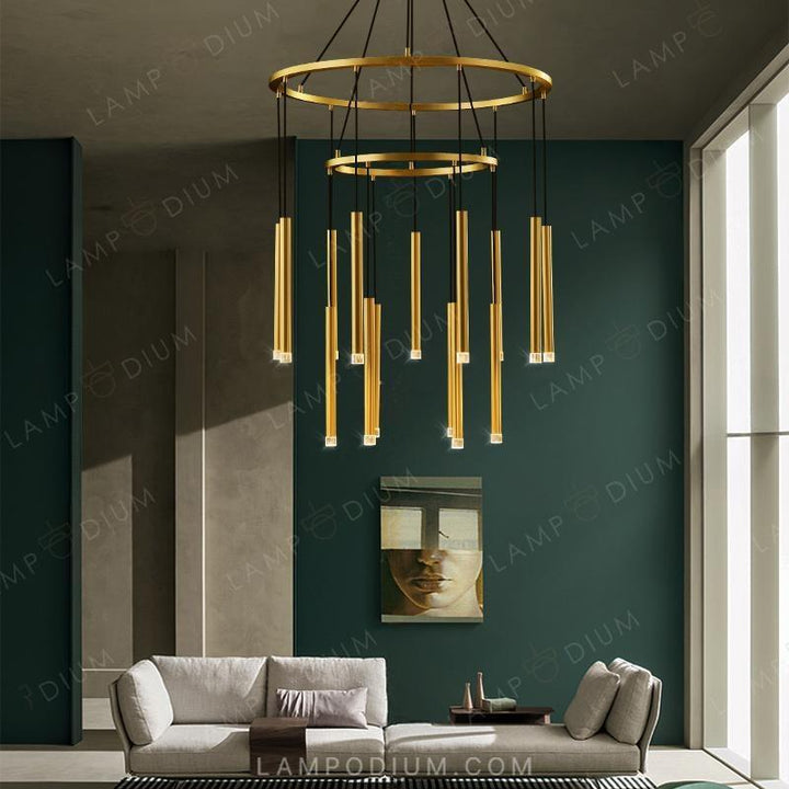 Ring chandeliers and light fixtures RHEA R