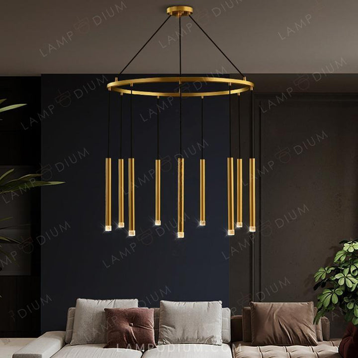 Ring chandeliers and light fixtures RHEA R