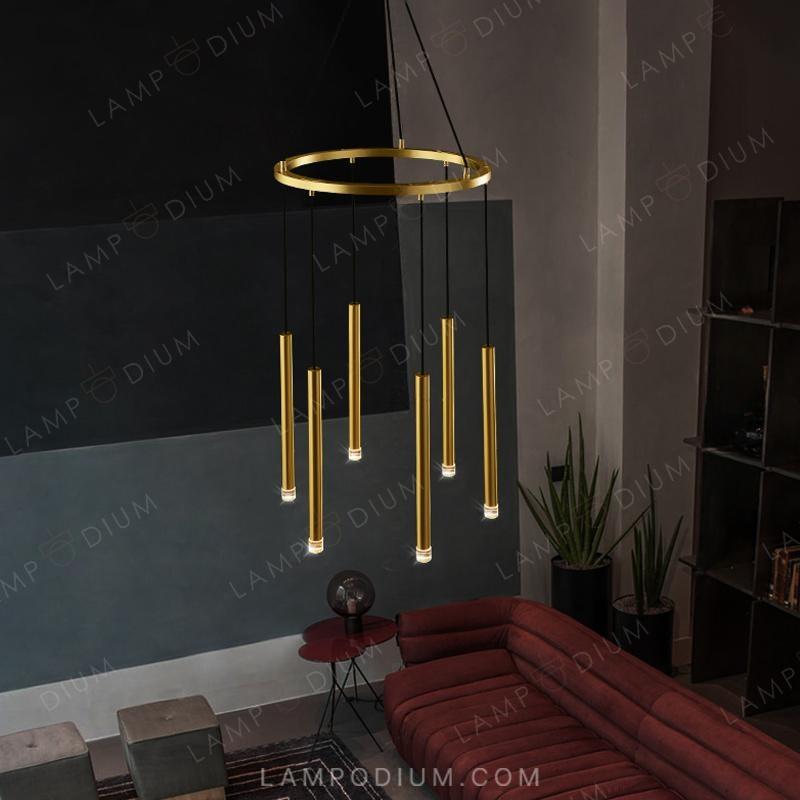 Ring chandeliers and light fixtures RHEA R