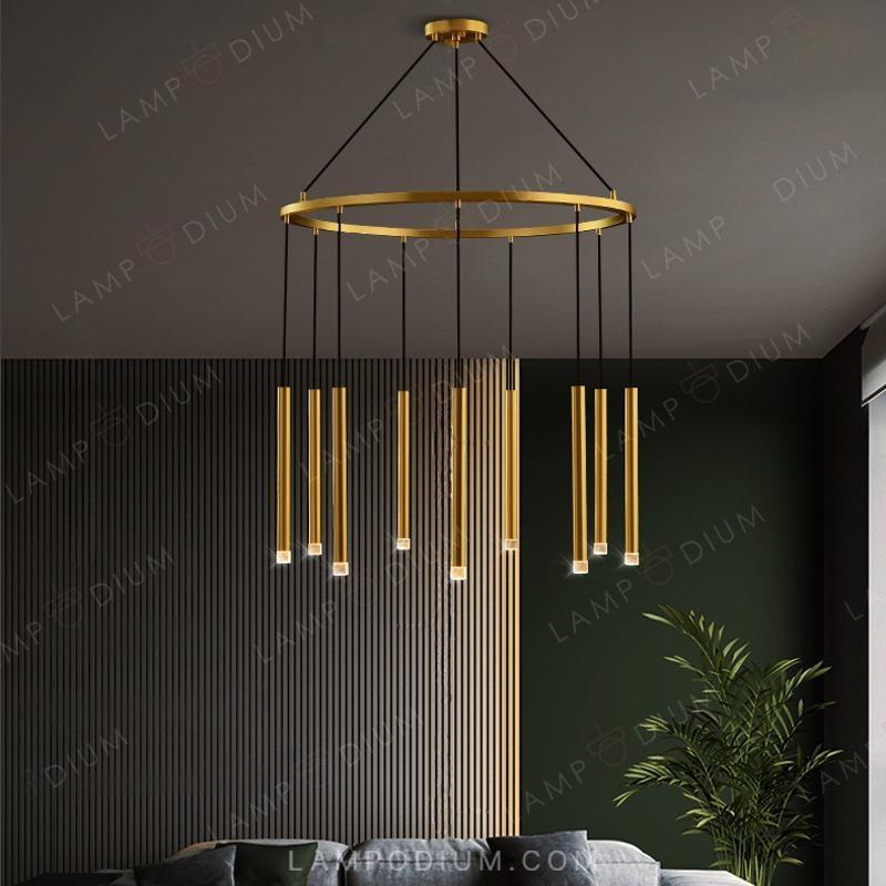 Ring chandeliers and light fixtures RHEA R