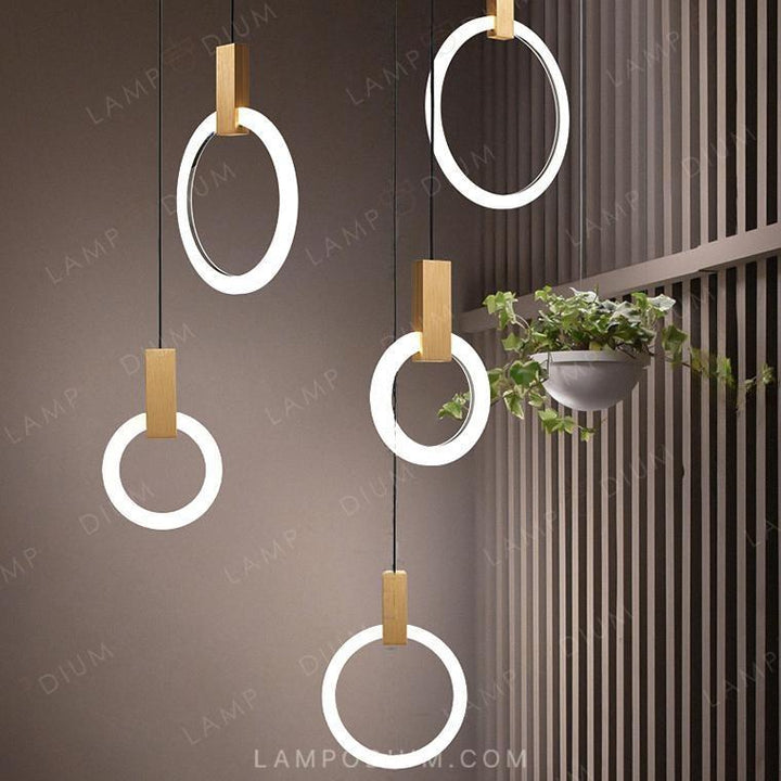 Hanging lamp RING B