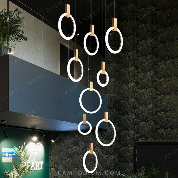 Hanging lamp RING B