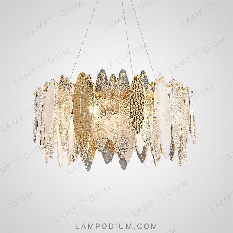 Circular chandeliers and light fixtures RISSA R