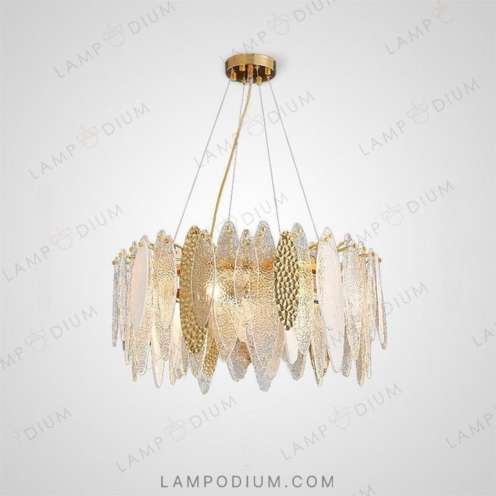 Circular chandeliers and light fixtures RISSA R