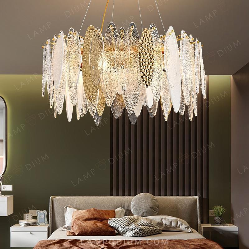 Circular chandeliers and light fixtures RISSA R