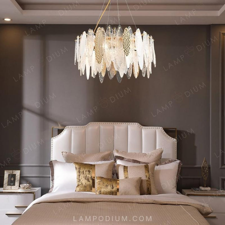 Circular chandeliers and light fixtures RISSA R