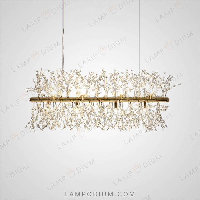 Linear, row luminaire ROSALIA LONG