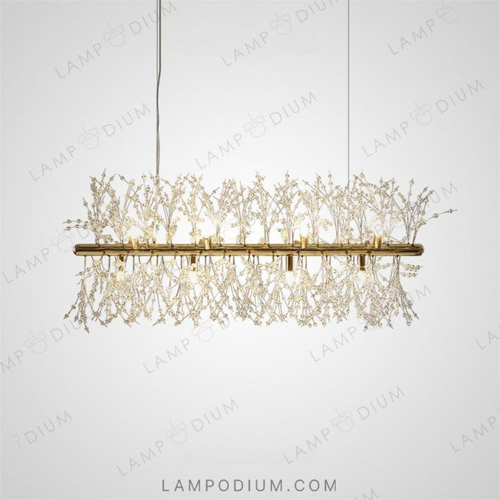 Linear, row luminaire ROSALIA LONG