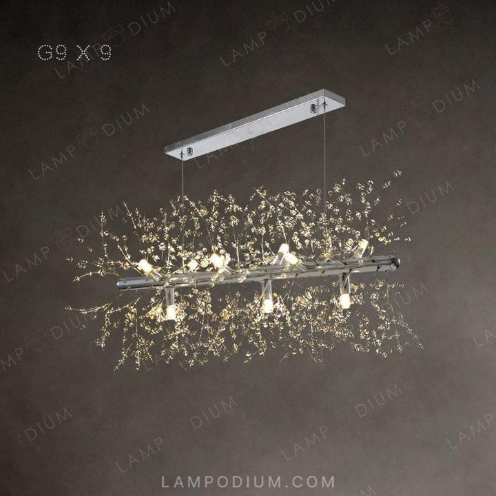 Linear, row luminaire ROSALIA LONG