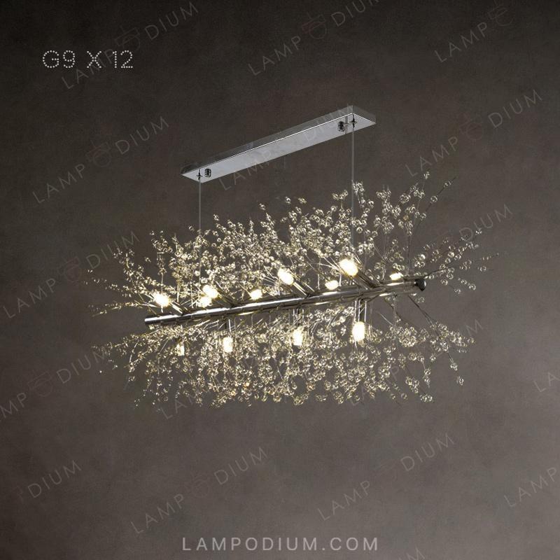 Linear, row luminaire ROSALIA LONG