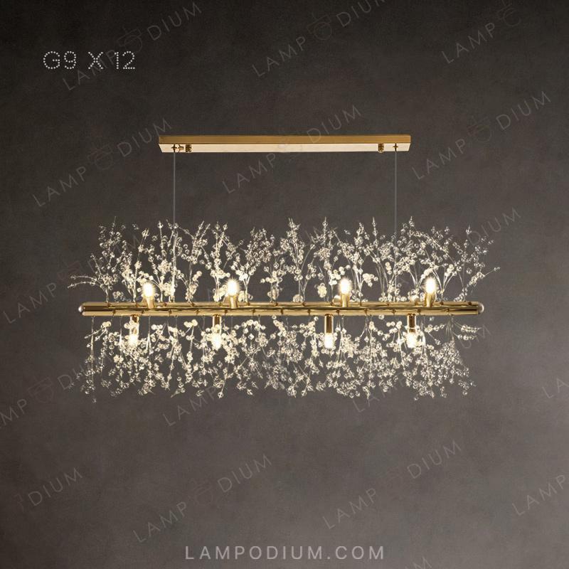 Linear, row luminaire ROSALIA LONG