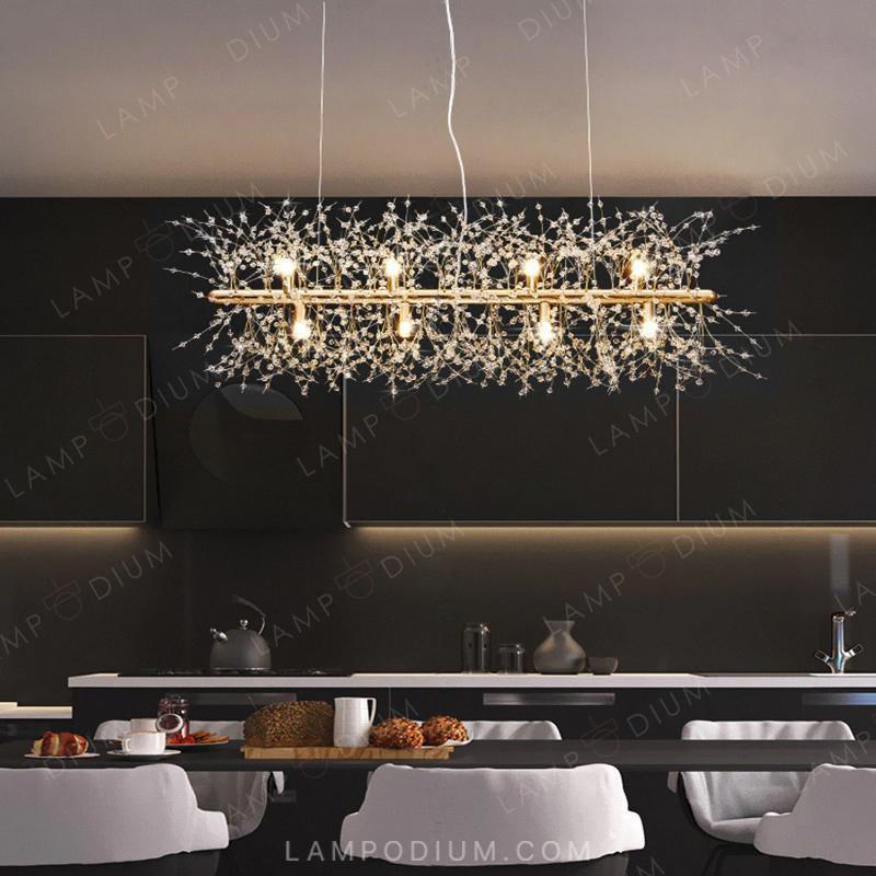 Linear, row luminaire ROSALIA LONG