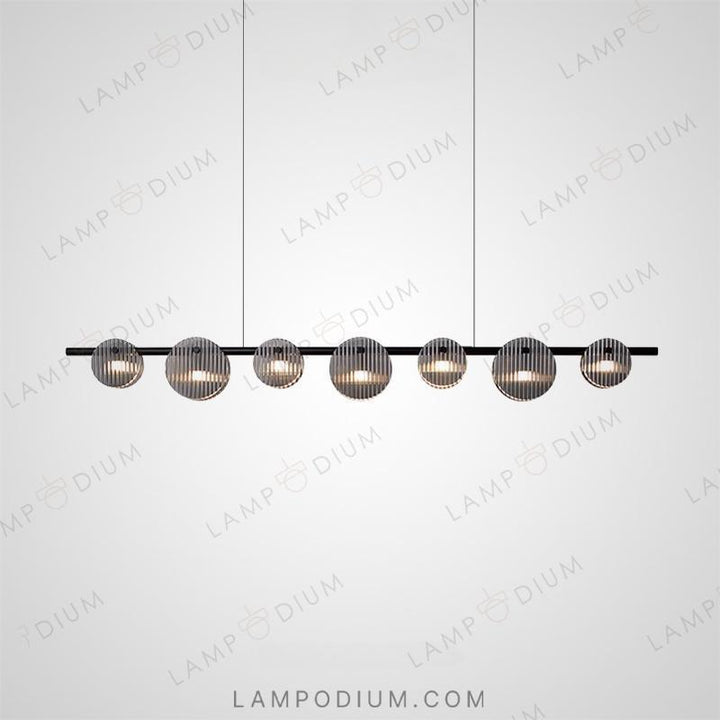 Linear, row light fixture RUTGER LONG