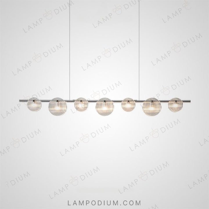 Linear, row light fixture RUTGER LONG