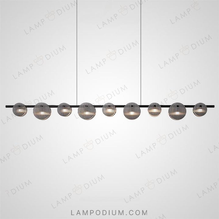 Linear, row light fixture RUTGER LONG