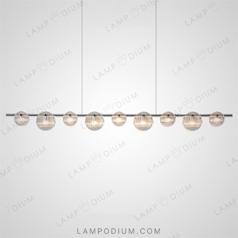 Linear, row light fixture RUTGER LONG