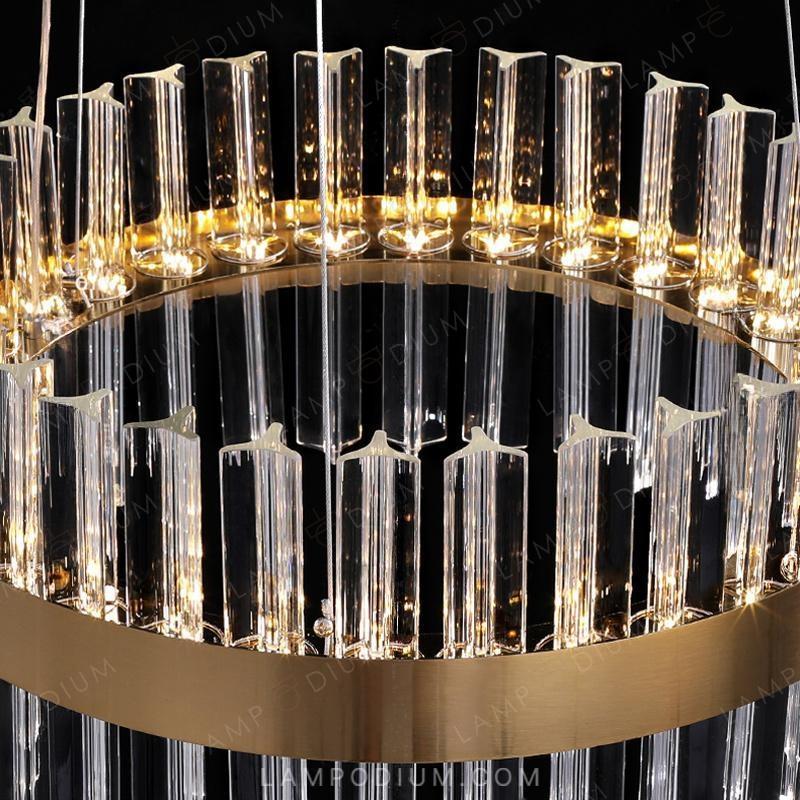 Circular chandeliers and lamps SALMINA