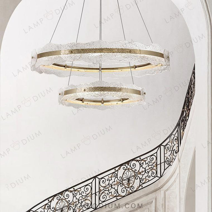 Ring chandeliers and light fixtures SAMANTHA B