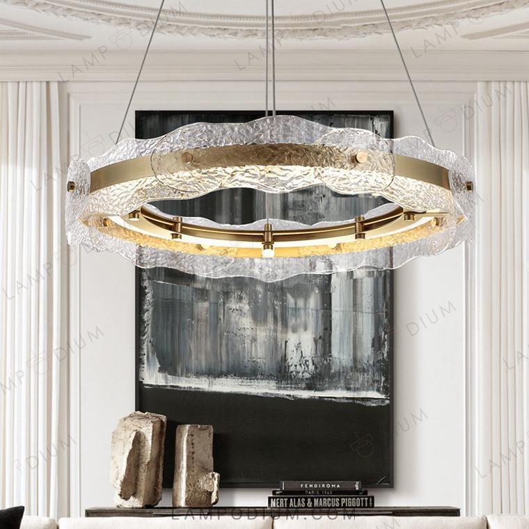 Ring chandeliers and light fixtures SAMANTHA B