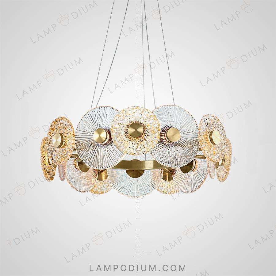 Ring chandeliers and lamps SANDRA