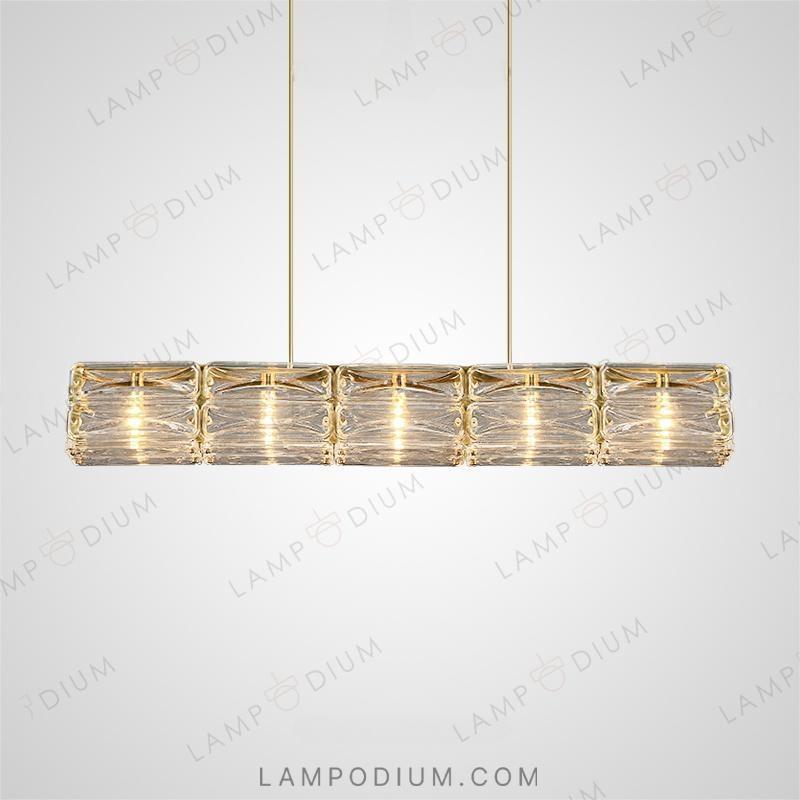 Linear, row luminaire SARIA LONG