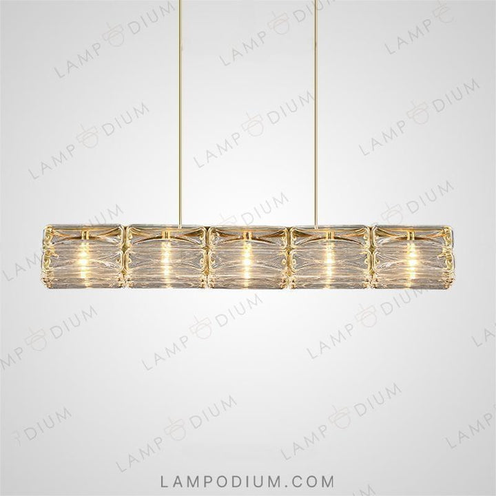 Linear, row luminaire SARIA LONG