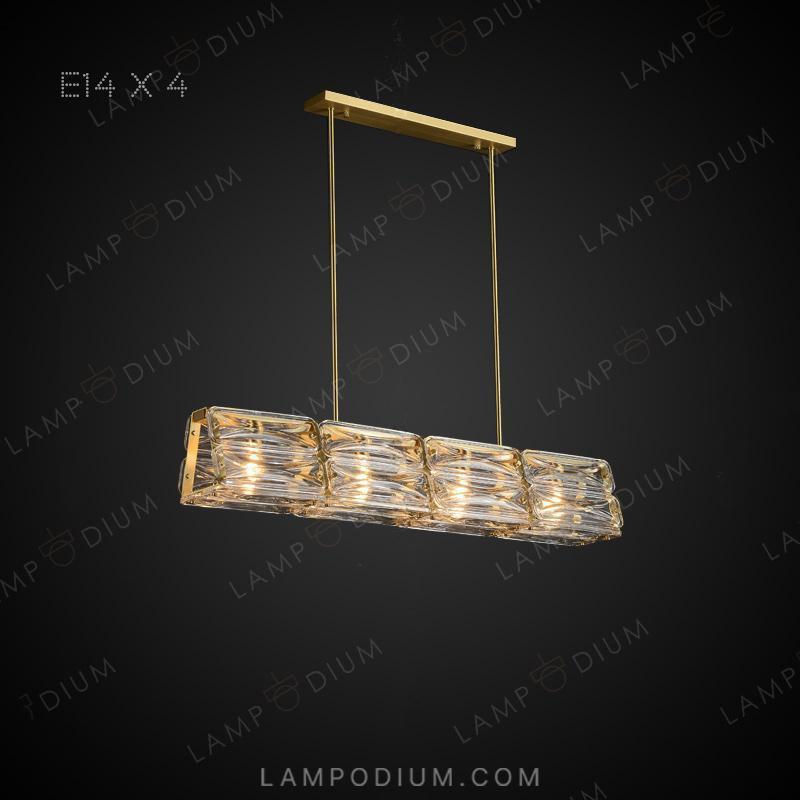 Linear, row luminaire SARIA LONG