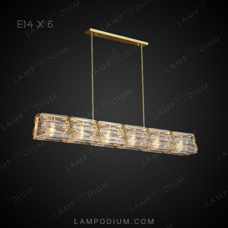 Linear, row luminaire SARIA LONG