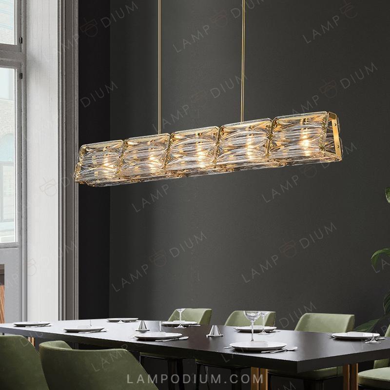 Linear, row luminaire SARIA LONG