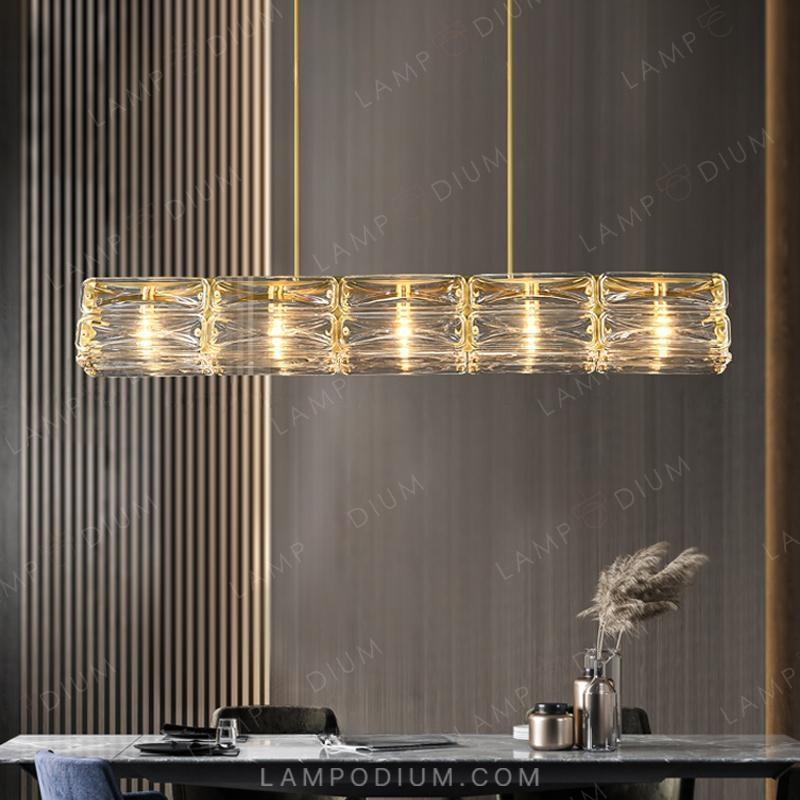 Linear, row luminaire SARIA LONG