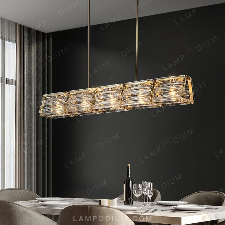 Linear, row luminaire SARIA LONG