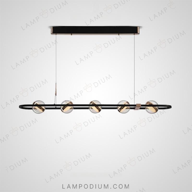 Linear, row luminaire SATURNA LONG