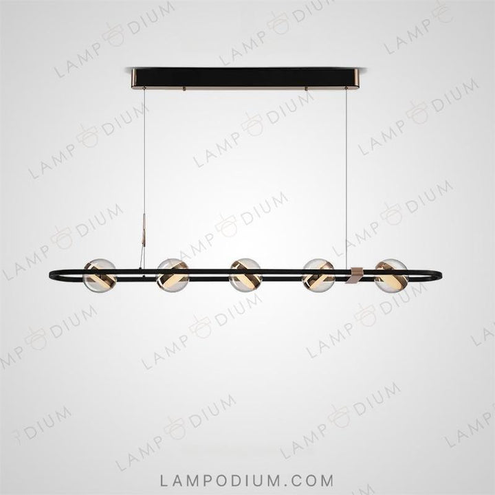 Linear, row luminaire SATURNA LONG