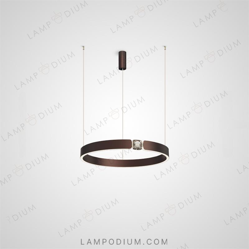 Circular chandeliers and lamps SELLIF B RING